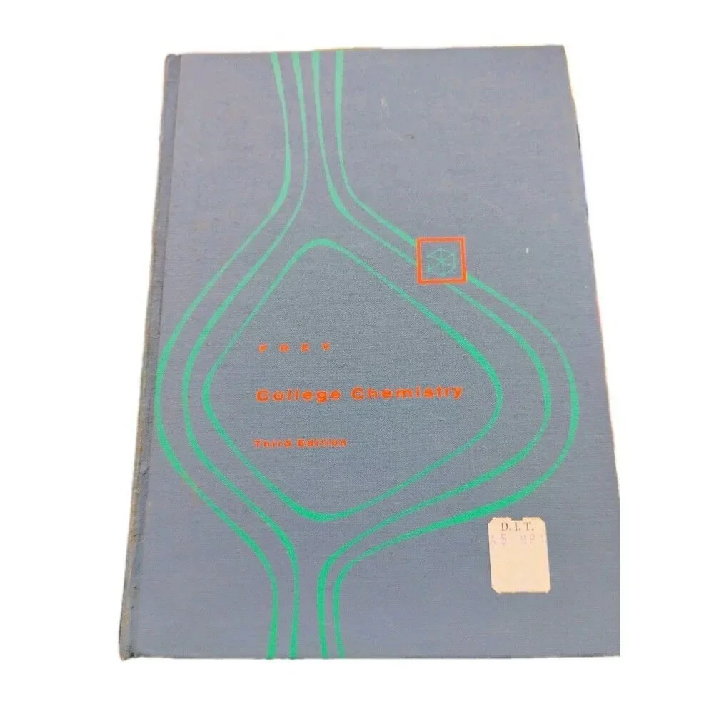 1965 Frey College Chemistry Third Edition Textbook Prentice-Hall Inc Acceptable